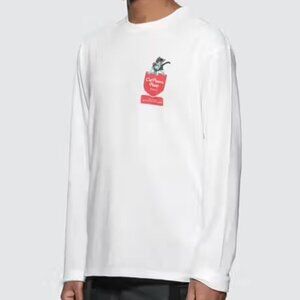 Undercover Cat Power Plant White Crewneck Long Sleeve Tee Shirt 3 / M